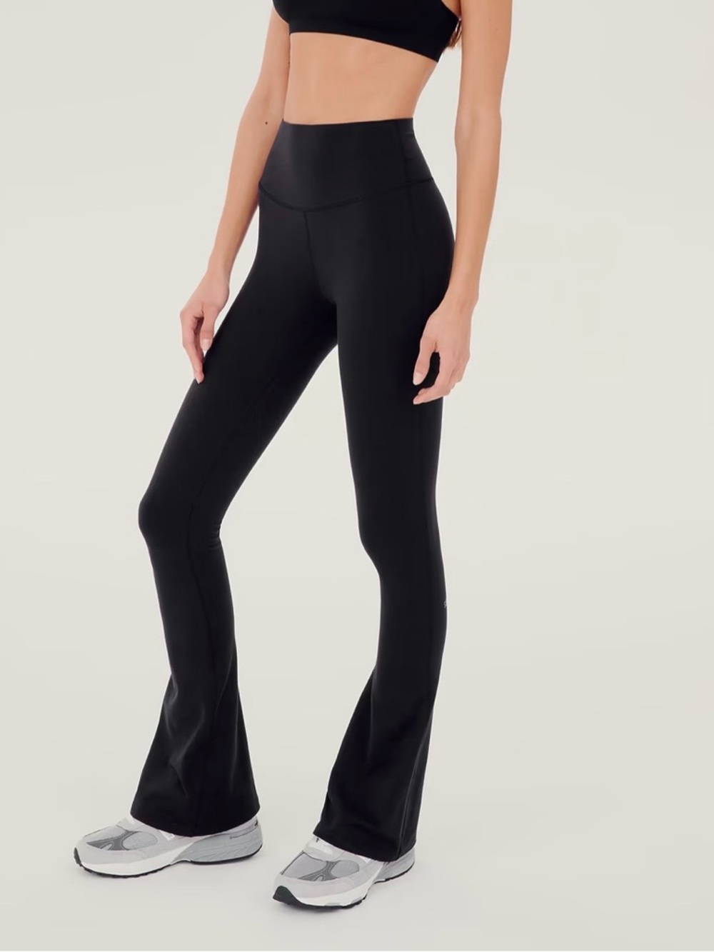 High-Rise Black Flare Leggings - Women's Active Pants Splits59 Raquel legging